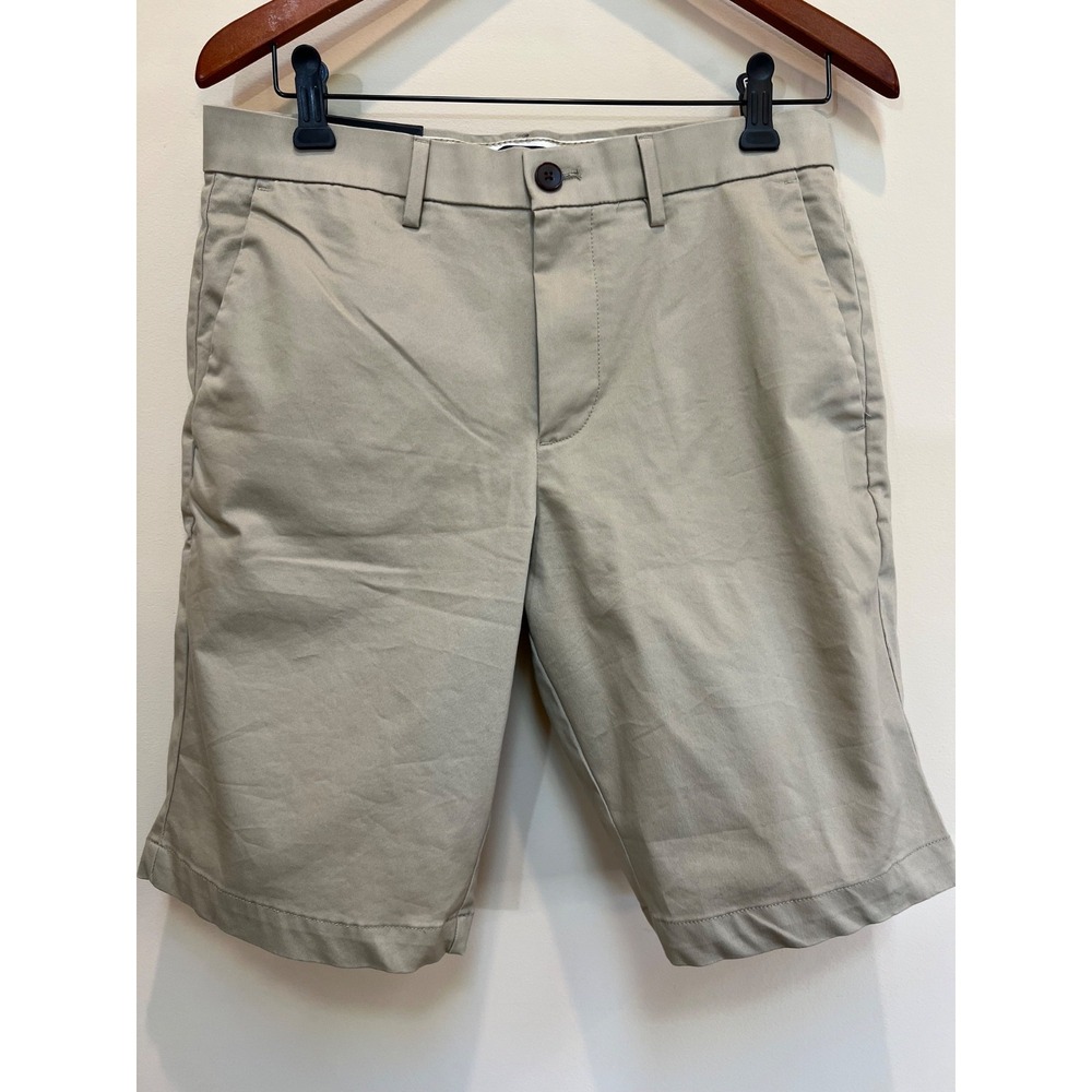 Banana Republic Shorts Mens 29 Khaki Core Temp 11" Inseam Preppy Casual NWT